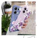 Beautiful Peony Phone Case For Xiaomi Redmi Note 14 13 12 12S 11 11S 10 10S 9 9S Pro Plus 4G 5G Liquid Silicone Cover