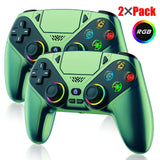 Controller For Playstation 5 PS5/PS5 Pro/Slim/PC Gamepads W/Hall Effect RGB Wireless Game Control Joystick Marco/Turbo Program