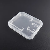 10pcs Transparent Standard TF/SD Memory Card Case Holder Box Storage Boxes Protection Holder Memory Card Clear Plastic Case