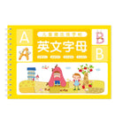 Reusable Children 3D Copybook For Calligraphy Numbers Handwriting Copybooks Learning Math Writing Practice Book For Kids