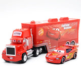 Disney Pixar Cars Toys Racing Lightning McQueen Jackson Storm Mater Sheriff 1:55 Diecast Model Car Toy Children Birthday Gift