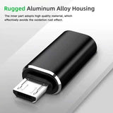 10-1Pcs Micro USB Female To Type C Male Adapter OTG Converter Micro-B To USB-C Connector Phone Charger Cable Adapter For Samsung