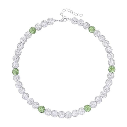 Colar de beisebol para homens bling colar de beisebol strass bola frisado colar jogadores de beisebol amantes inspirados jóias