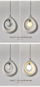 Japanese Wabi Sabi Pendant Light Nordic Dining Room Ceiling Chandelier Home Decor Bar Table Kitchen Island Creative Hanging Lamp