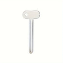 Exprimidor de pasta de dientes de acero inoxidable, dispensador giratorio para ungüentos, cosméticos y accesorios de baño.