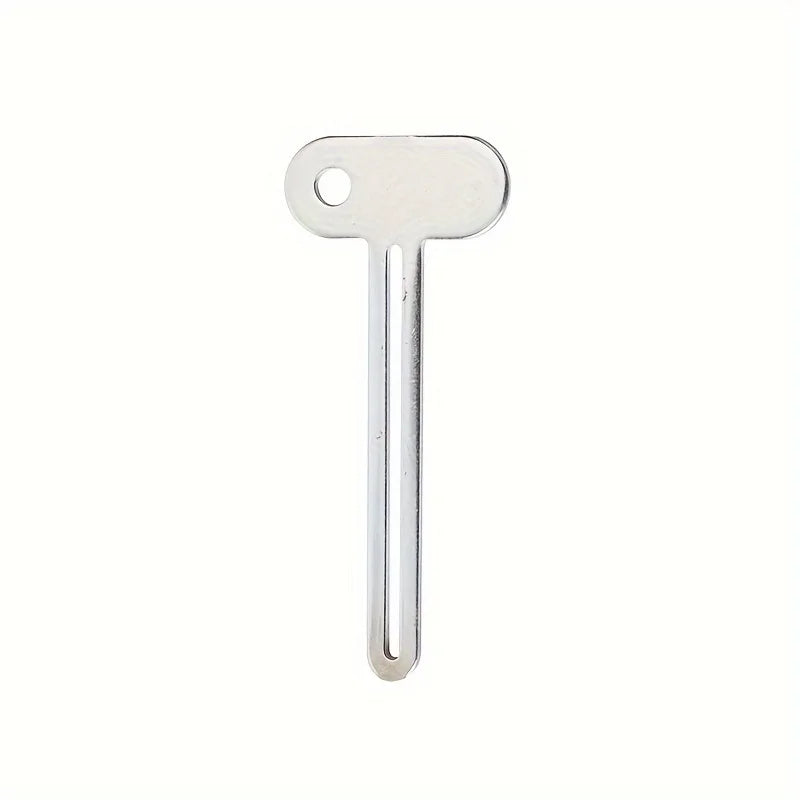 Exprimidor de pasta de dientes de acero inoxidable, dispensador giratorio para ungüentos, cosméticos y accesorios de baño.