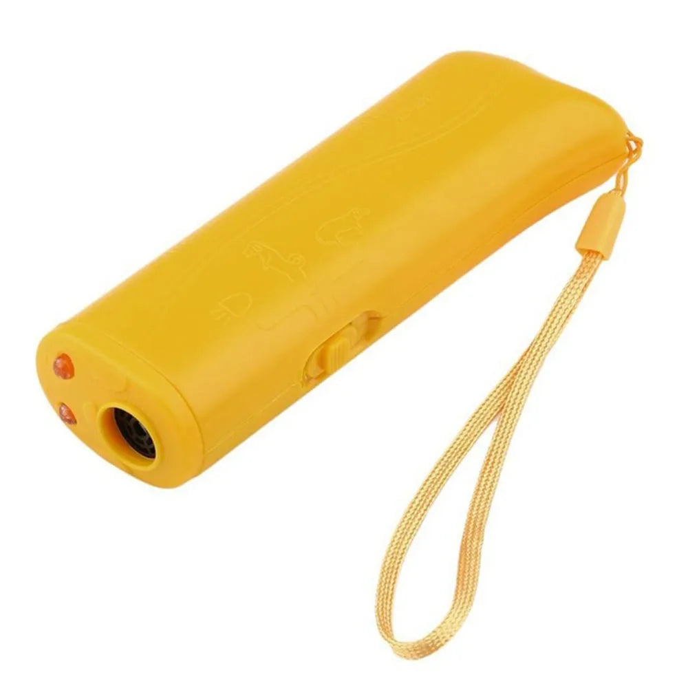 Ultrasonic Dog Chaser Stop Aggressive Animal Attacks Dog Repeller Stop Bark Device with LED Flashlight Pet Dog Training Tools