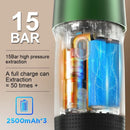 Electric Portable Coffee Machine Portable Italian Espresso Machine for Car & Home 3-in-1 Capsule Powder Travel Coffee Maker