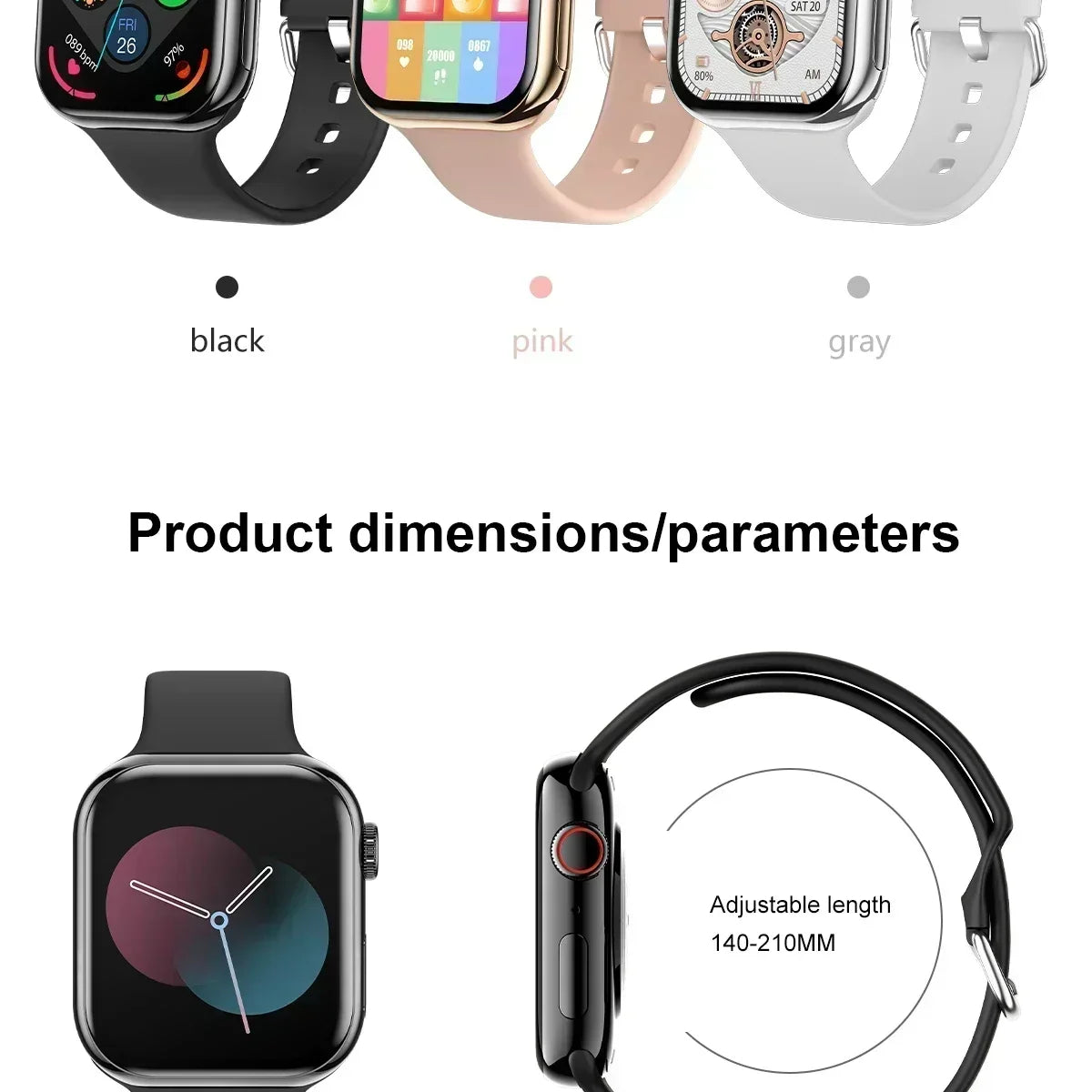 NEW Smart Watch Series 10 HD Screen Custom Dial Wireless Charging Men BT Call NFC Women Sport GPS Smartwatch For IOS Android