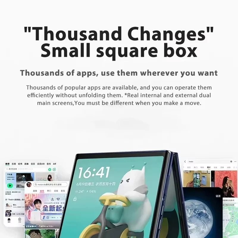 Motorola Moto Razr 50 Ultra 5G Foldable Phone Flip 6.9inch pOLED Display Snapdragon 8s Gen3 Wireless Charging Taiwan Version