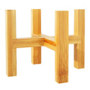 Four-legged Wood Flower Pot Holder Plant and Succulent Flower Pot Base Display Stand Home Garden Patio Decoration Shelf Furnitur