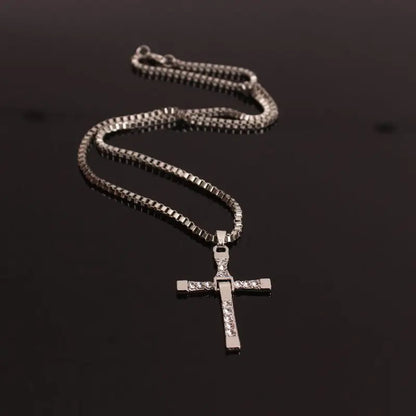 Fast and Furious 6 7 hard gas actor Dominic Toretto / cross necklace pendant,gift for your boyfriend