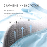 MiiOW 3Pcs Lot Men Boxer Shorts Graphene Antibacterial Ice Silk Underwear Men's Boxer Shorts Seamless Breathable Male Panties L-5XL