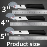Ceramic Knives Set for Kitchen Paring Utility Slicing Fruit Vegetable Cutter 3 4 5 inch White Zirconia Blade Cooking Tool