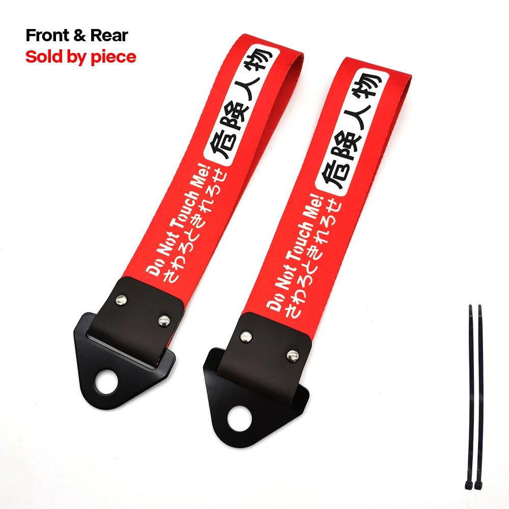 JDM Racing Culture Car Pendant Tow Strap Belt Tow Rope Ribbon Trailer Rope Bumper Towing Strap FOR NOS HKS Initial D Accessories