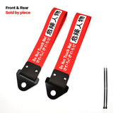 JDM Racing Culture Car Pendant Tow Strap Belt Tow Rope Ribbon Trailer Rope Bumper Towing Strap FOR NOS HKS Initial D Accessories