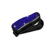 Car Sun Visor Sunglasses Clip Diamond Glasses Holder Eyeglasses Clips Card Ticket Holder Fastener Glasses Case Auto Accessories