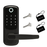 TTLOCK Wifi Electronic Smart Door Lock With Biometric Fingerprint / Password /Smart Card  / Key Unlock/ USB Emergency Charger