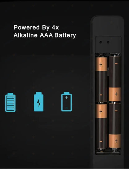 Waterproof Sliding Door Smart Lock TTLock App Alexa Fingerprint Digital Code RFID Card Anti-Lock Aluminum Glass Electronic Lock