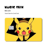 Pokemon Card Waterproof Decals, Game Card Skin, Big and Small Chip Sticker, Stereo 2.5D HD 