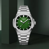 NIBOSI Brand Mens Watches Quartz Movement Watch Luxury Stainless Steel Calendar Waterproof Sport Simple Wristwatches for Man