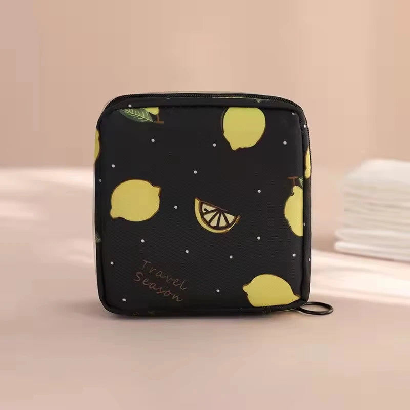 Women Girls Tampon Storage Bag Cosmetic Bag Organizer Bag Organizer Case Sanitary Pad Pouch Napkin Cosmetic Bags Tampon Holder