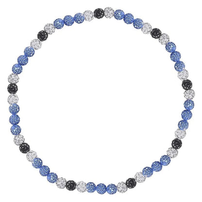Colar de beisebol para homens bling colar de beisebol strass bola frisado colar jogadores de beisebol amantes inspirados jóias