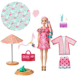 Genuine Barbie Color Reveal Foam Dolls Pet Friend with 25 Surprises Scented Bubbles Princess Doll Toys for Girls Gift