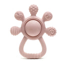 2025 new Teething Silicone Palm Rattle Teether bunny - Safe Baby Chew Toys for Soothing Sore Gums