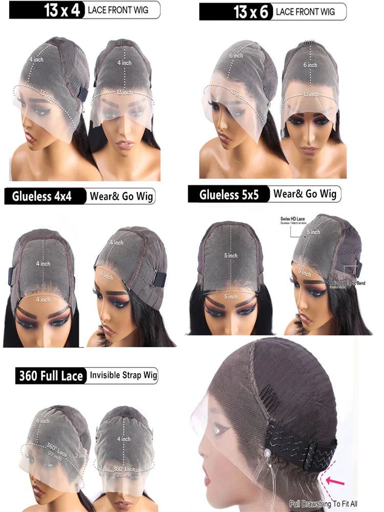 Peruca lace frontal ready to wear cabelo humano liso HD - pronto a usar