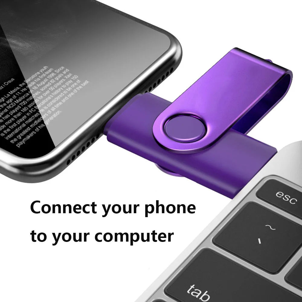 Unidad flash USB tipo C de 128 GB, 2 en 1, OTG, USB C de 64 GB y 32 GB, 16 GB, 8 GB y 4 GB, memoria USB para fotos.