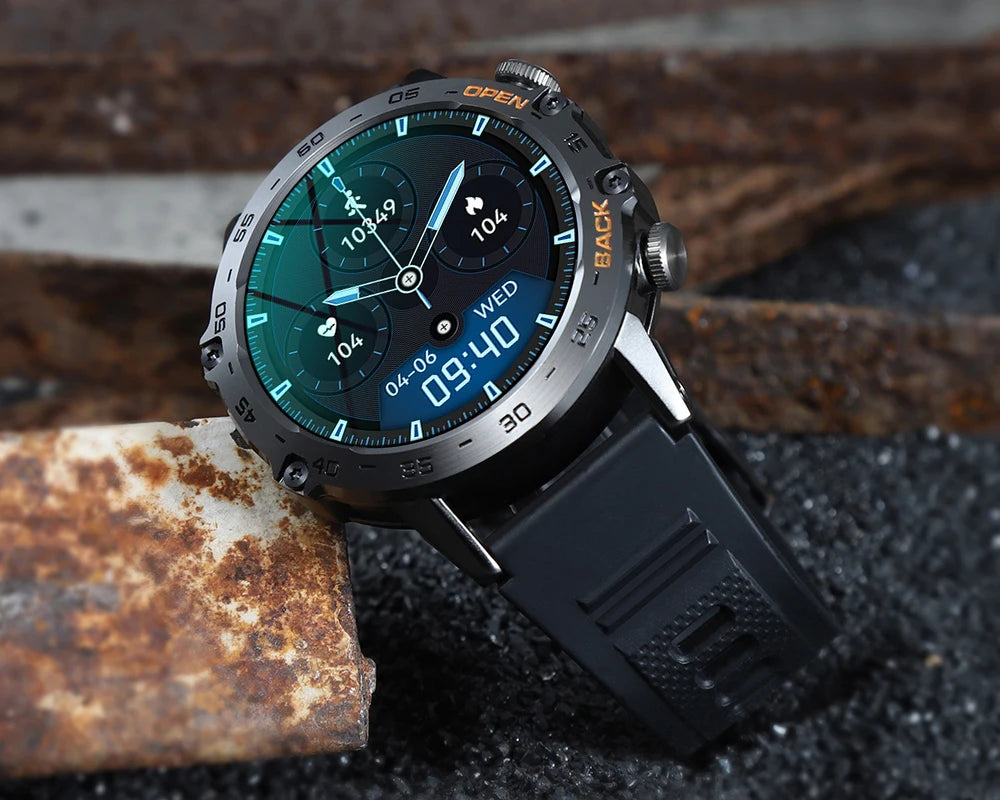 MEVADEN 1.39 inch Bluetooth Call Smart Watch Men Sports Fitness Tracker Watches IP67 Waterproof Smartwatch for Android IOS MD52