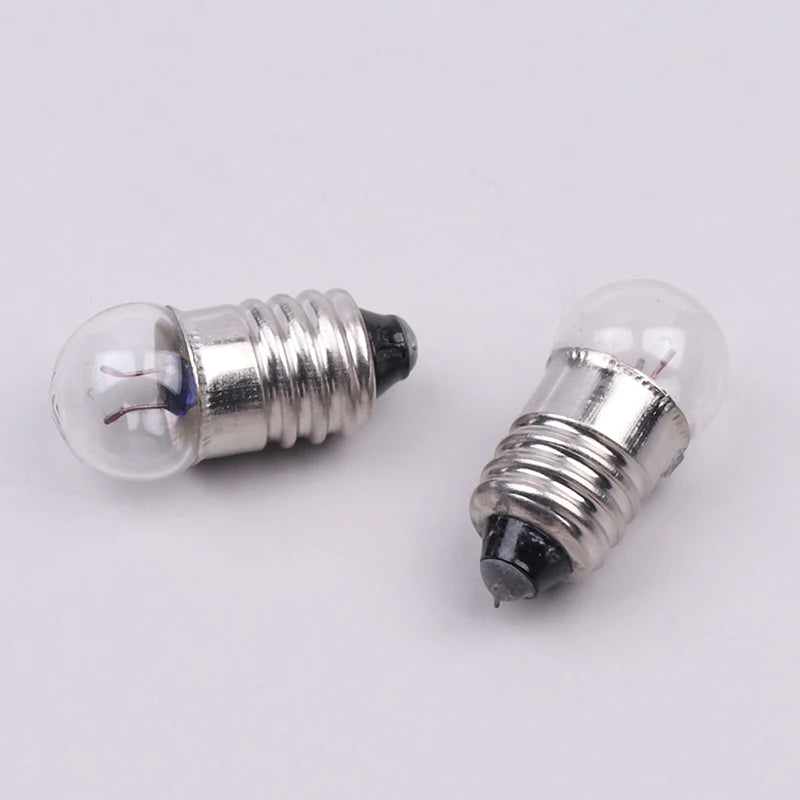 10PCS Miniature Round 0.3A 1.5V 2.5V 3.8V Small light cannon for student experiment Small Light Bulbs Beads