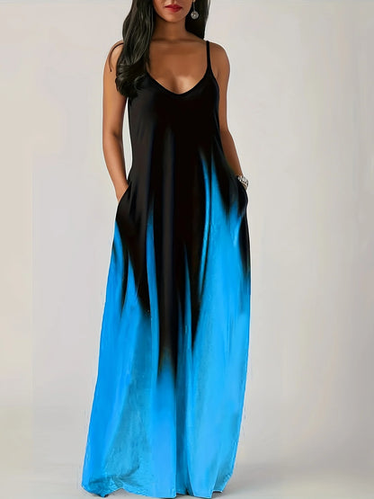 Vestido camisola largo de estilo fresco de verano, moda abstracta, vestido estampado de temperamento callejero, talla grande 
