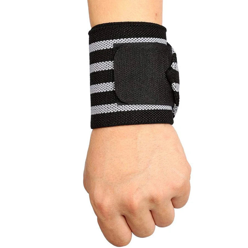 Wrist Support Wristband 1 Pair Brace Straps Extra Strength Working Out Weight Lifting Wrist Wraps Bandage Fitness Gym Training
