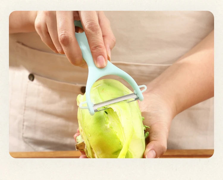Nordic PP Handle Stainless Steel Peeling Knife Household Potato and Vegetable Peeler Kitchen Kitchenware