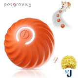 Pet Gravity Smart Dog Toy Ball Interactive Pet Toy Moving Ball Shell USB Automatic Jumping for Puppy Birthday Gift Cat Product 