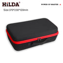 HILDA Large Capacity Tools Bag 3-size Available With Red Edges Tools Waterproof Tool Bags Electrician Hardware Tools Bag
