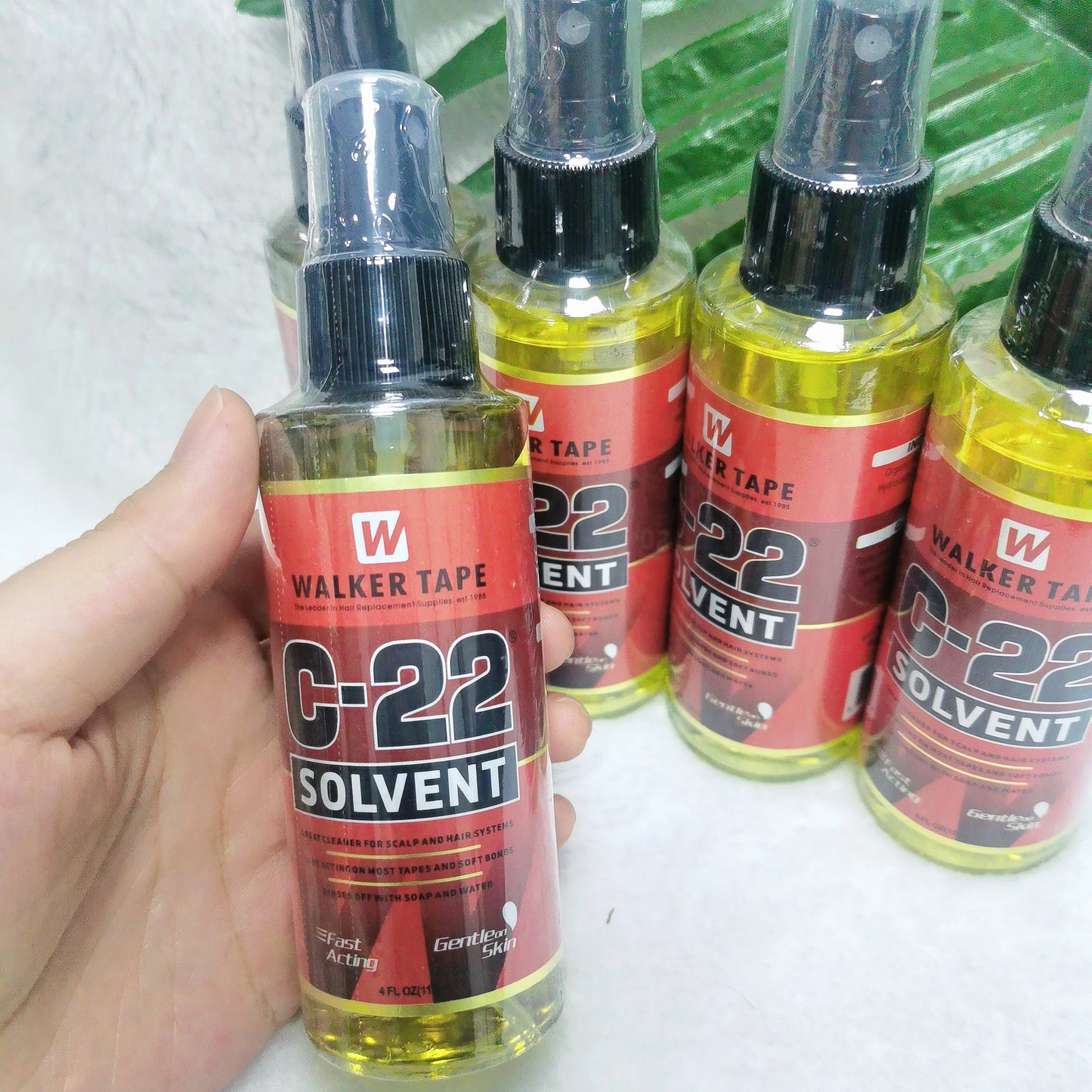 4oz 118ml c22 walker tape ultra hold sistema de cabelo adesivo & solvente peruca cola removedor para perucas de renda fechamento peruca