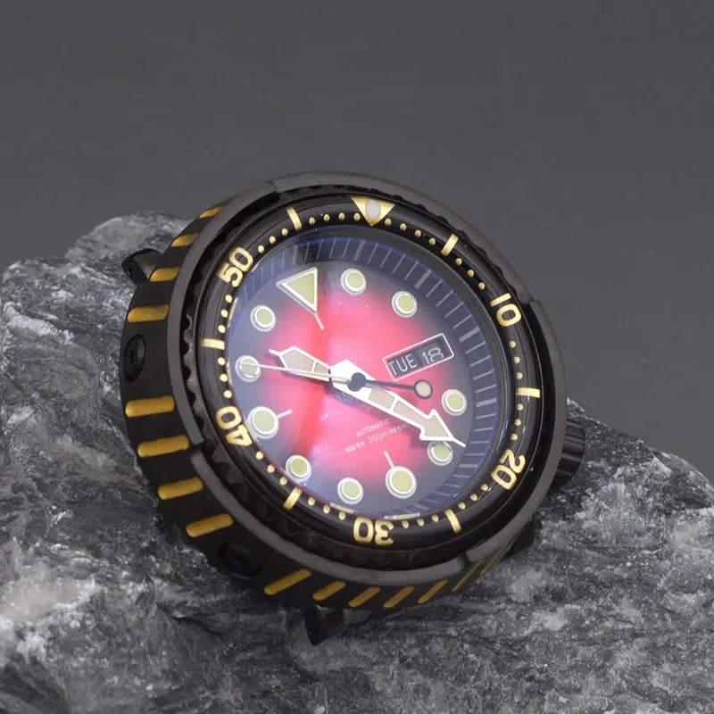 Mens Automatic Watches Head Men Dive Watch 100m Waterproof Automatic Wristwatch C3 Luminous Sapphire Crystal Stainless Steel