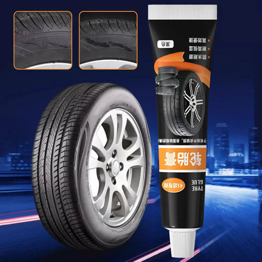 Cracked Tire Repair Kit - 30g Universal Rubber Glue, Sealant For Tire Cracks, Sidewall & Puncture Repairs E4q4