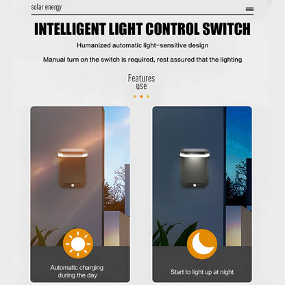 New Outdoor Solar Sensor Wall Light Folding  Light 3 Modes 120°  Adjustable Waterproof Courtyard Corridor Balcony Outdoor