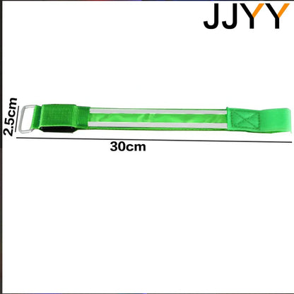 JJYY 1PC Outdoor Sports Night Running Armband LED Light USB Rechargeable Safety Belt Arm Leg Warning Wristband Cycling Bike Bicy