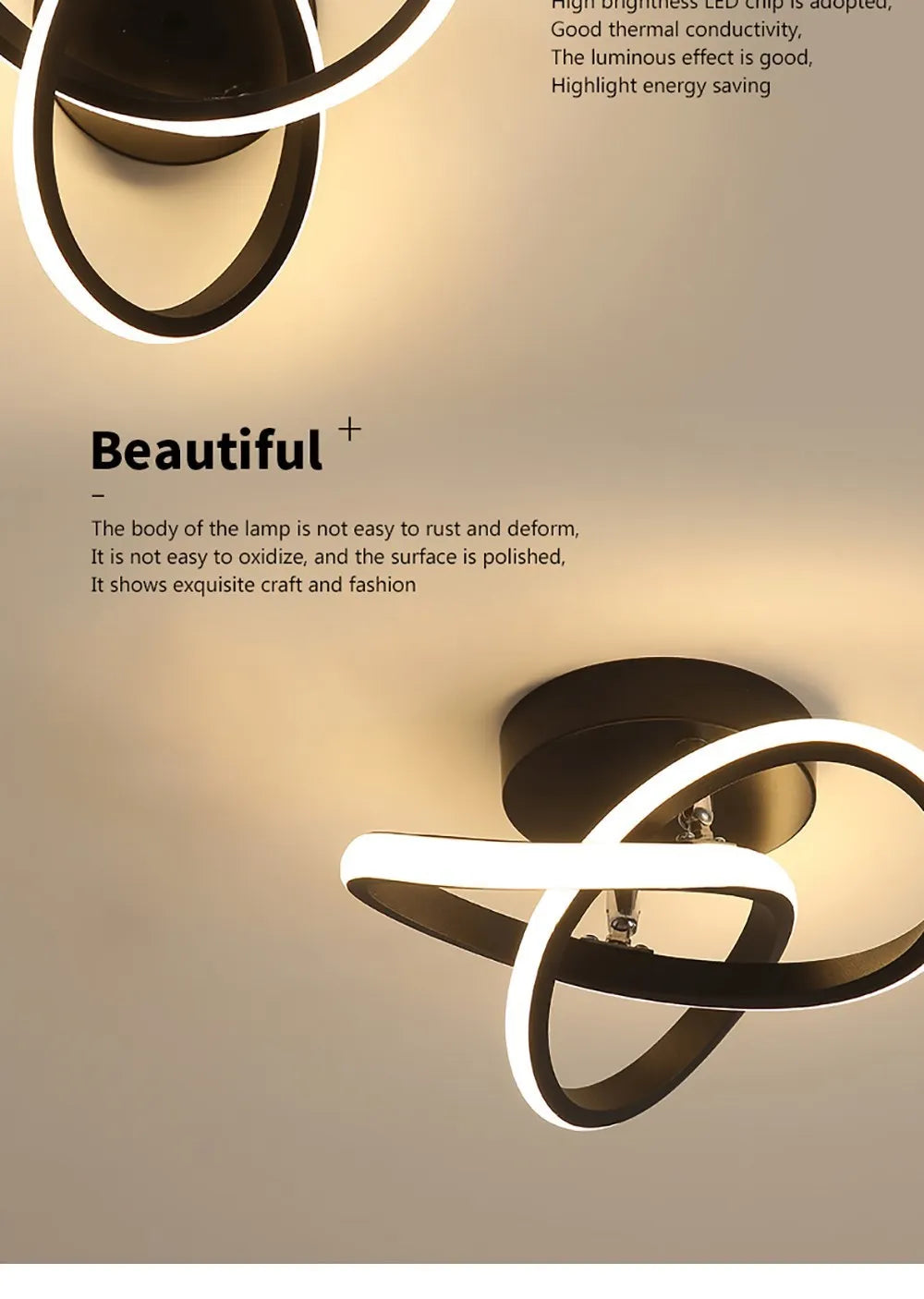 Lámparas de techo LED para pasillo, modernas y minimalistas, para sala de estar, balcón, entrada, escalera, decoración del hogar, accesorios LED brillantes.