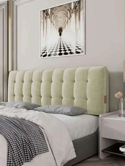 Backrest Soft Bag Bed Headboards for Hotel Headboards American Flannel Cloth Skin-Friendly Light Luxury Household Bed Headboards