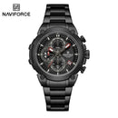 NAVIFORCE Original Watch for man 2025 New Stainless Steel Waterproof Chronograph Classic Quartz Wristwatch Brand Men Watch Gifts