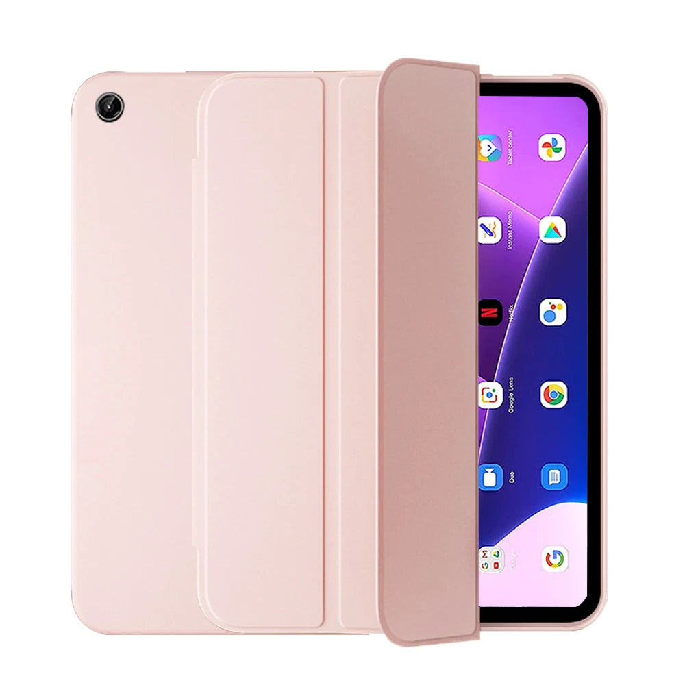 For Lenovo Xiaoxin Pad 2022 10.6" Tab M10 Plus 3rd Gen Case TB128FU TB125FU Funda Tablet Tri-Fold Magnetic Stand Cover+Film