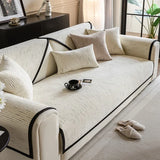 Scratch Sofa Cover Towel Solid Color Non-slip Sofa Backrest Cover Towel Universal New Chenille Sofa Cushion Anti-cat