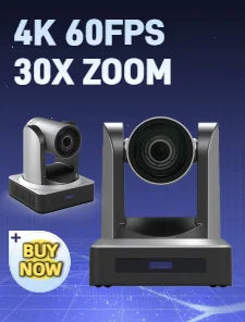 4K/1080P SDI NDI PTZ Camera 10X/20X Optical Zoom, HDMI/USB/POE | IP Live Streaming Camera for Church/Meeting/Broadcast (Youtube)