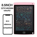 Tablet de escrita LCD para crianças, brinquedos Graffiti Sketchpad, quadro negro de escrita manual, prancheta mágica, presente, 4,4 pol, 8,5 pol